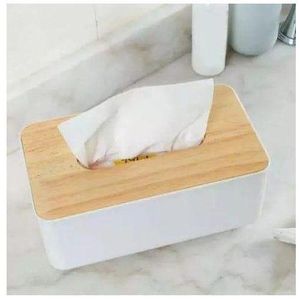 Bamboo Tissue Serviette Box