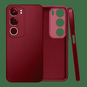 Soft Silicone Slim Fit Cover Anti-Scratch Shockproof Case for vivo Y29 - Maroon