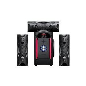 Amtec AM 314 - 3.1-channel X-Bass MultiMedia Speaker System, 12,000W (PMPO), AC/DC Input, with Bluetooth, USB, SD card, AUX, and FM tuner support, with Remote control