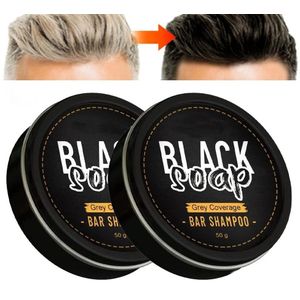 Hair Darkening Gray Hair Reverse, Soap for Gray Hair & Beard Darkening, Effective Repair Gray White,Hair Darkening Shampoo Soap Gray Hair Coverage, Natural Darkening