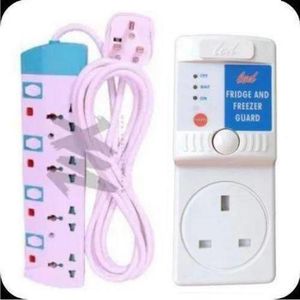 Power King Affordable Heavy-Duty 4 Way Power Extension Cable + FREE Fridge Guard – Safe & Durable