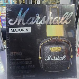 Marshall Major V Wireless Headphones - Crisp Audio, Long Battery, and IconicDesign