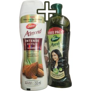 Dabur Almond Intense Repair Shampoo + Amla Hair Oil