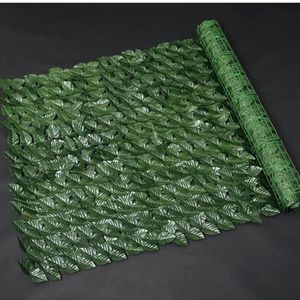 Realistic Artificial Leaf Privacy Fence 1x3m Garden Balcony Privacy Screen UV Resistant Faux Ivy Hedge Panel Outdoor Backyard Decorative Fence Panel for Home Patio Terrace Easy Install Durable Green Wall Cover