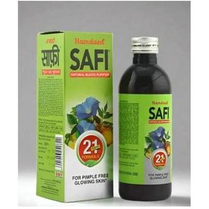 Hamdard Safi Natural Herbal Blood Purifier Syrup with Skin-Clearing Ayurvedic Formula for Pimples Acne Boils and Constipation Relief Supports Liver Health Detoxification and Natural Body Cleanse Tonic