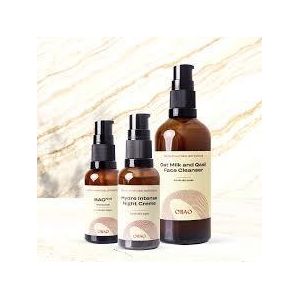 OBAO Skincare Starter 3 IN 1 Set-Oat Milk & Qasil Face Cleanser-BAO N10 Serum-Hydre Intense Night Creme-Hydration  - helps restore your skin barrier,Brighten, fight breakouts, and give you a healthy glow.