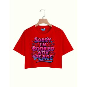 Women's casual crop tshirt 