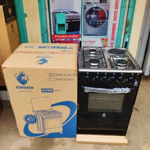 Euroken 3 Gas + 1 Electric Standing Cooker – 55x55
