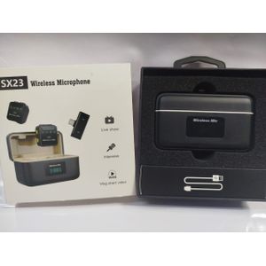 SX23 Wireless Lavalier Microphone with Long Battery Life for Video Recording