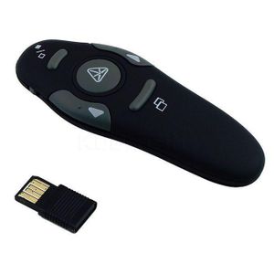 2.4GHz Wireless USB Presenter Remote - Red Laser Page Turner