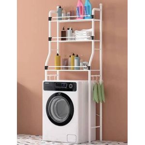 Washing Machine Rack – Storage Organizer (White)