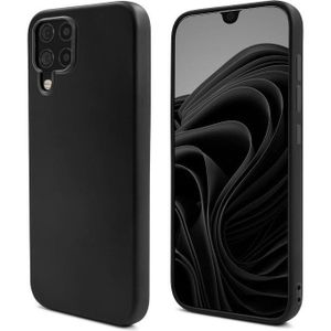  A12 Case, Black - Liquid Silicone Lightweight Cover with Matte Finish and Soft Microfiber Lining, Premium Silicone Case