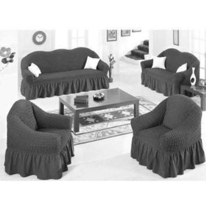 Quality Classy Universal Stretchable TURKEY BUBBLE SEAT COVERS, SOFA LOOSE COVERS- 7 Seater-3:2:1:1