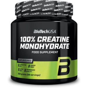 BioTechUSA Creatine Monohydrate 300g (88 Servings) – Pure Strength & Muscle Support Supplement