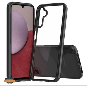 Samsung Galaxy A35 Clear, Transparent and Colorless with Black edges New Skin Unique and Stylish Phone Case/ Cover 