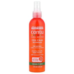 Cantu Detangler Shea Butter Coil Calm Spray for Soft tangle-free hair