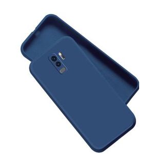 Soft Silicone Back Cover for Samsung Galaxy S9+ - Blue, anti-fingerprint, anti-scratch, durable silicone case