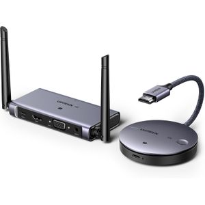 Ugreen CM586 Wireless HDMI Transmitter & Receiver, 4K@30Hz, Up to 50M – HDMI Wireless Video Extender for TV, Monitor, Projector, Laptop & Streaming Devices