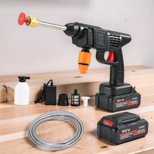 	Top Quality Garden Watering Tool 96V Cordless Car Washer Car Washing High Pressure Washer Gun 