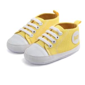 Yellow Infant Toddler First Walker Pram Shoes Prewalkers ,6-12M