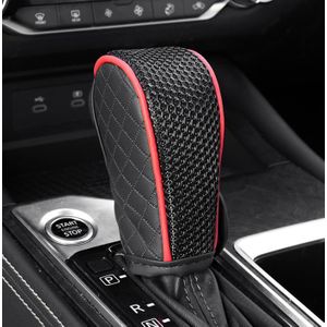  Gear Shift Knob Cover, Ice Silk Breathable Anti-Slip, Universal Fit Car SUV Auto