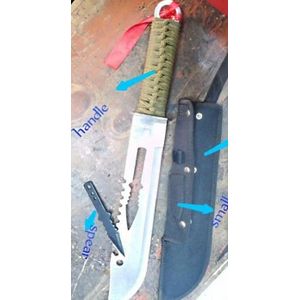 Heavy duty tactical military blade for hunting,camping and hiking 