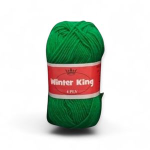 Green Winter King Medium Thin Yarn 4ply 10PCS 100% Acrylic 50g each