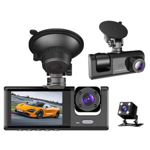 3 Lens HD 1080P Car Black Box Wi-Fi Loop Recording Car DVR Camera Dashboard Camera Night Vision Dash Cam for Car