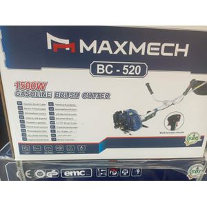 Maxmech BC-520 52CC 2.0HP 2-Stroke Petrol Brush Cutter – 1500W Grass Trimmer & Weed Trimmer