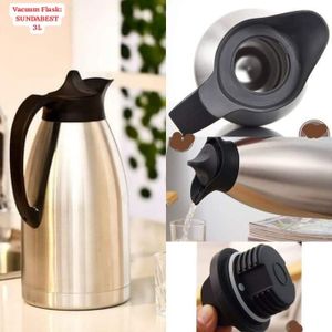 SUNDABESTS 3 litres stainless Vacuum/thermos flask