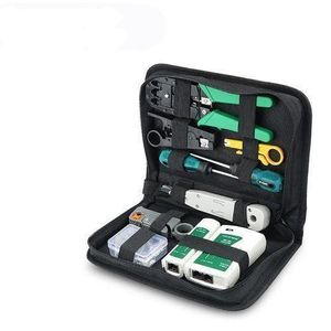 Toolkit  Tester RJ45 Crimping Pliers Portable LAN Network Repair Tool Kit Cable Tester AND Plier Crimp Crimper Clamp