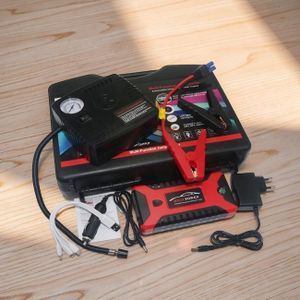 Long Term Reliability High Durability Portable 12V 99800mAh 2-in-1 Multi-Functional High Power Car Emergency Jump Starter Kit with Tire Inflator Air Compressor 