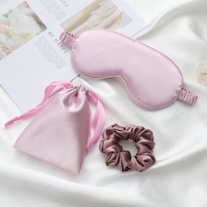 3Pcs Satin Eye Mask Blindfold Blindfolds for Party Games Sleeping