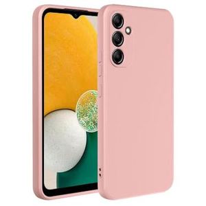 Soft Flexible Silicone Case for Samsung Galaxy A34 5G, Shockproof Anti-Scratch Slim TPU Protective Back Cover (Pink)