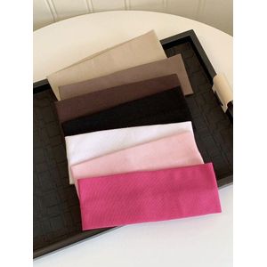 Ribbed Stretch Headbands – 6 Color Set