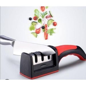 3-Stage Knife Sharpener – Professional Kitchen Knife Sharpening Tool with Non-Slip Base