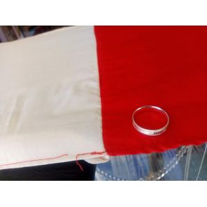 Original 925 Sterling Silver Polished Band Ring (Wedding ring)