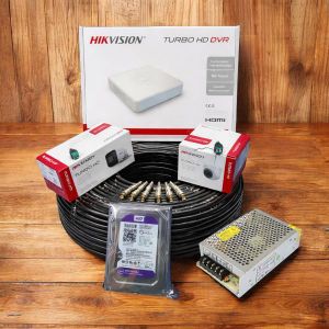 Hikvision 2 1080P Full HD 2MP Cost Effective Energy Efficient CCTV Cameras Complete System Kit