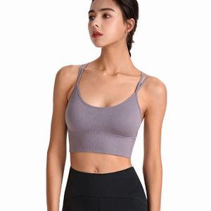 Front Zipper Hollow Beauty Back Bra Women Underwear No Steel Ring Sports  Brassiere Shockproof Gather Running Bralette