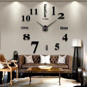 Diy Clock Functional Sticker Wall Clock With Easy Installation