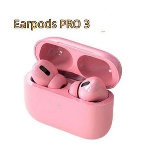 Wireless Pro3 Bluetooth Headsets Wireles Pods Pro Earpods Earphones -PINK