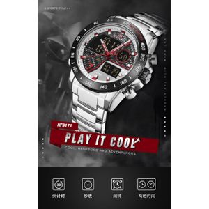 Naviforce NF9171 Men’s Military Sport Watch – Dual Display, Waterproof & Stylish