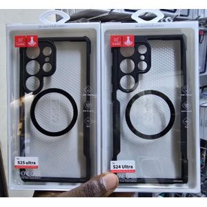 Xundd Premium XUNDO MagSafe Shockproof Case for Samsung Galaxy S25 Ultra – Clear Slim Design with Military-Grade Drop Protection, Anti-Yellowing Finish, Strong Magnetic Hold, and Full Camera & Screen Safety