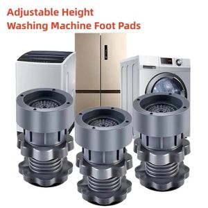 4Pcs Washing Machine Anti Vibration Pads Height Adjustable Dryer Shock & Noice Cancelling Pad Anti Vibration Feet Pads for Washing Machine, Refrigerator