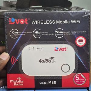 BVOT M88 Wireless Pocket MiFi Router 4G/5G Mobile Hotspot Portable Fast Boot One-Button Travel Students