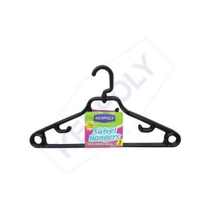 Kenpoly Swivel Heavy Duty Durable Plastic Hangers 1 Dozen( 12 PCS)