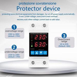 63A Over/Under Surge Protector/Voltage Protection Device