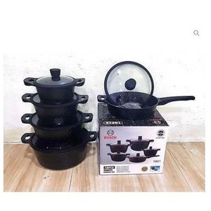 long diamond 10pcs cookware set