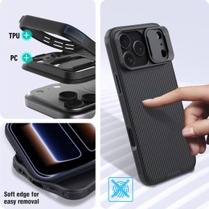 Nilkin For iPhone 17 Pro Max Case with Camera Protective Cover CamShield Case for Slim Shockproof Protective Case