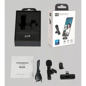 K9 Wireless Lavalier Microphone – Portable Dual Mic for iPhone & Android